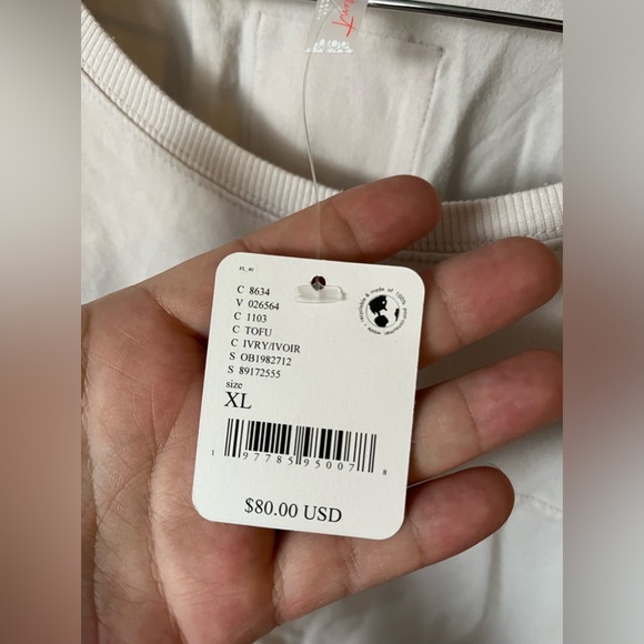 NWT FREE PEOPLE MOVEMENT Hot Shot Twisted Onesie In Tofu MSRP $80 Size XL - Picture 8 of 10